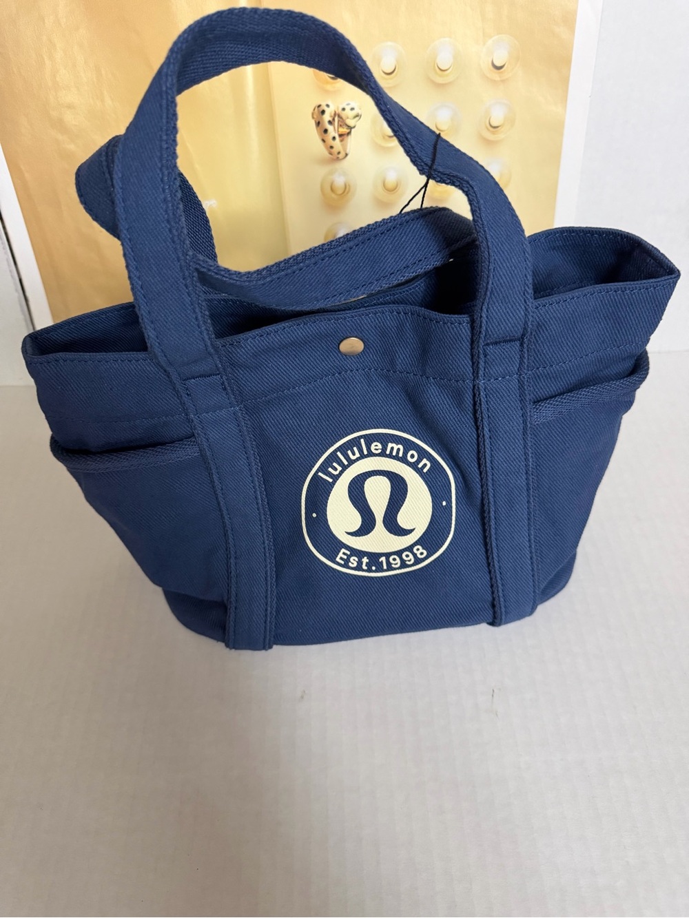 Lululemon Daily Multi-Pocket Mini Canvas Tote Bag 6.5L